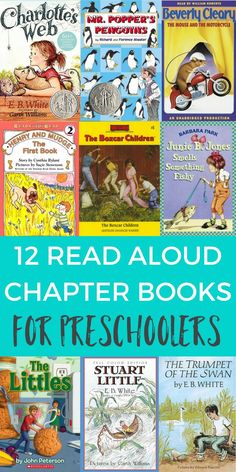 12 read aloud books for preschoolers to help them learn how to read and write