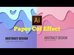 two different types of paper cut effect