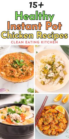 healthy instant pot chicken recipes that are easy to make