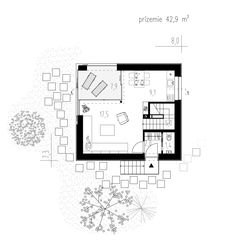 the floor plan for an apartment with a kitchen and living room, including a dining area