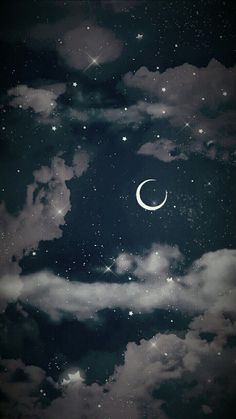 Night Fairy, Moon And Stars Wallpaper, Space Phone Wallpaper, Iphone Wallpaper Sky, Sky Wallpaper, Perfect Night, Dark Wallpaper Iphone