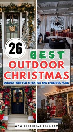 the best outdoor christmas decorations for a festive and cheerful home