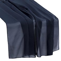 an image of a black table cloth on a white background