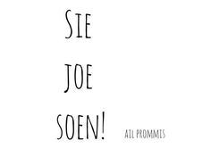 a black and white photo with the words see joe soen all pronomis