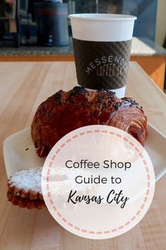 coffee shop guide to kansas city with roast beef and croissant on a plate