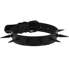 Metal Color: Black Thin Goth Choker Necklaces, Spiked Choker, Leather Choker Collars, Goth Choker, Witch Necklace, Dark Jewelry, Goth Necklace, Necklace Packaging, Gothic Chokers