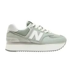 New Balance 574+ Sneakers In Beige/White | Editorialist