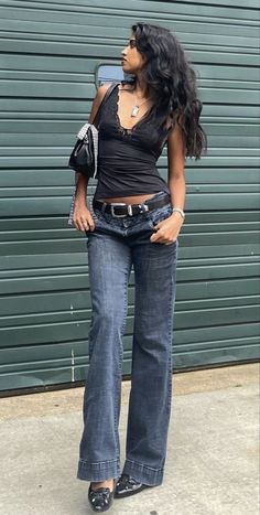 Ctrl Photoshoot, Jean Concert Outfit, Thrift Styling, Looks Jeans, 2000s Fashion, Mode Vintage