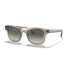 PRICES MAY VARY. About the RB4323: The Ray-Ban RB4323 sunglasses bring a modern twist to the iconic Wayfarer style with a slim profile and bold design. Crafted from lightweight, high-quality materials, these unisex sunglasses ensure lasting comfort and a sleek, standout look for everyday wear and activities. Color code: 644971. Ray-Ban Lens Qualities: The Gradient Crystal Glass Lenses feature smooth transition from a solid color to a transparent shade, ideal for driving or outdoor activities. Ra Formal Clear Sunglasses With Tinted Lenses, Formal Wayfarer Sunglasses With Glass Lenses, Classic Full Rim Sunglasses For Formal Occasions, Classic Clear Sunglasses For Formal Occasions, Classic Anti-reflective Sunglasses For Formal Occasions, Formal Wayfarer Glass Sunglasses, Formal Glass Wayfarer Sunglasses, Modern Silver Wayfarer Sunglasses, Cheap Silver Polarized Aviator Sunglasses