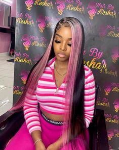 Protective Hairstyles For Natural Hair, Hot Hair Styles, Dope Hairstyles, Hair Laid, Life Ideas, Front Lace Wigs Human Hair, Hair Life, Long Straight Hair