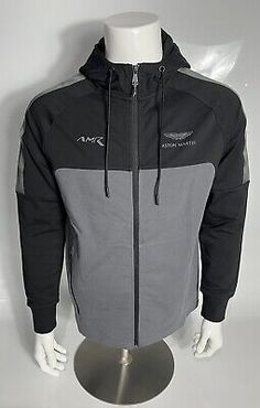 Great Shopping HACKETT ASTON MARTIN RACER FZIP JACKET BLACK/GREY Size M- HM5810789DU, Mens Clothing Casual Black Track Jacket With Zip Fly, Black Casual Track Jacket With Zip Fly, Sporty Gray Track Jacket With Zipper, Urban Black Track Jacket With Zip Fly, Gray Sporty Track Jacket With Zipper, Sporty Gray Track Jacket With Zipper Closure, Aston Martin Jacket, Black Fleece-lined Hooded Jacket For Streetwear, Hackett London