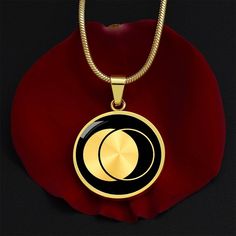 "Getting ready for the Solar eclipse? Purchase This Best-Seller and We Guarantee It Will Exceed Your Highest Expectations! ➜ Our patent-pending jewelry is made of high quality surgical steel with an 18k gold finish option. ➜ Our jewelry is personalized in the U.S.A by awesome working moms just like yours! We hire and train working mothers and pay a living wage. We are proud to support strong communities and keep jobs in America!   This Jewelry Item Is the Perfect Keepsake! Whether for Yourself o Tarnish Resistant Stainless Steel Jewelry For Anniversary, Tarnish-resistant Stainless Steel Jewelry For Anniversary, Gold Circle Stainless Steel Necklace, Stainless Steel Circle Jewelry For Gifts, Circular Stainless Steel Jewelry Gift, Gold Polished Stainless Steel Jewelry, Gold Stainless Steel Jewelry With Polished Finish, Gold Circular Jewelry With Polished Finish, Gold Circle Jewelry With Polished Finish