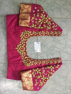 Maggam Work Blouse Designs Simple, Work Blouse Designs Simple, Simple Wedding Blouse Designs, Blouse Designs Simple