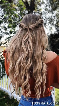 Luxy Hair Extensions, New Hair Trends, Luxy Hair, Prom Hair Down, Formal Hair, Homecoming Hair, Hairstyles Updo, Spring Hairstyles, Hoco Hair