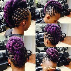 Love this! Loc Styles Short, Long Shag Cut, Unique Loc Styles, Haircuts Trending, Dreads Styles For Women, Loc Updo, Shag Cut, Stacked Bob Hairstyles, Long Shag