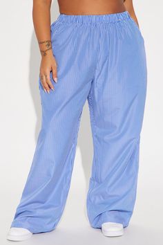 Available In Blue/combo And Pink/combo. Poplin Boxer Pant Mid Rise Elastic Waistband Hand Pockets Pinstripe Non Stretch 31" Inseam Disclaimer: Stripe Placement Will Vary. Self: 100% Polyester Imported | Keep Them Flowing Pinstripe Boxer Pant in Blue size XS by Fashion Nova Boxer Pants, Jeans Jumpsuit, Matching Dresses, Active Wear For Women, Clothes For Sale, Dresses For Sale, Fashion Nova, Jumpsuit Romper, Mid Rise