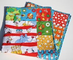 Kristin Blandford Designs Boy Quilts Dr Seuss Quilt, Bright Lorax, Baby Boy or Girl, Nursery Bedding Blanket, Newborn Gift Window Quilts, Attic Window Quilts, Trendy Nursery, Attic Window, Girl Nursery Bedding, Long Arm Quilting Machine, The Quilt Show, Pattern Blanket, Baby Sewing Projects