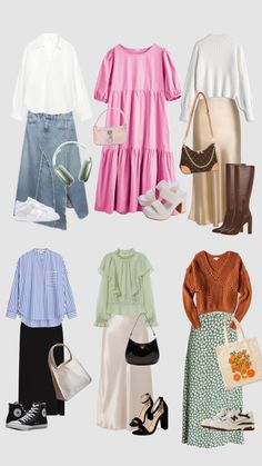 Comfy Church Outfit Casual, Comfy Church Outfit, Semi Formal Mujer, Christian Outfits, Church Outfit Casual, Modest Girly Outfits, Modest Casual Outfits, Church Fits