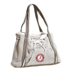 Bucket Bags NCAA Alabama Crimson Tide Team Color Team Logo Gray Casual Hoodie For Sports Events, Gray Varsity Hoodie For Sports, Casual Athletic Heather Hoodie For College, Casual College Hoodie In Athletic Heather, Gray Casual Hoodie For Fans, Casual Gray Hoodie For Fans, Gray Sporty Hoodie With Embroidered Logo, Sporty Gray Hoodie With Embroidered Logo, Gray Cotton Hoodie For Sports Events