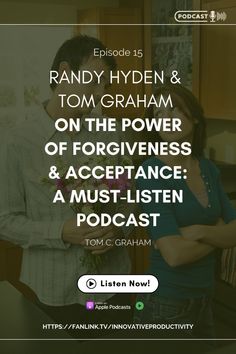 Randy Hyden & Tom Graham on the Power of Forgiveness & Acceptance: A Must-Listen Podcast 🎧  Join us for a transformative conversation with Randy Hyden and Tom Graham as they delve into the profound impact of forgiveness and acceptance on our lives. Discover how to let go of the past, heal emotional wounds, and embrace a more peaceful future. 🕊️  #forgiveness #acceptance #healing #personalgrowth #spiritualgrowth #podcast #mindfulness #meditation #selfcare #mentalhealth The Power Of Forgiveness, Human Mind, Mental And Emotional Health, Emotional Wellness, Transform Your Life, Emotional Health