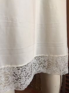 Salwar Pants, Vintage Slip, Vintage Slips, Vintage Classics, Outer Wear, White Slip, Lace Slip, Fabulous Fashion, Vintage Chic