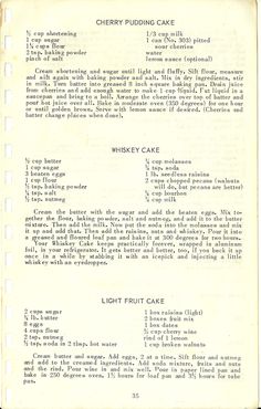 an old recipe for cherry pudding cake