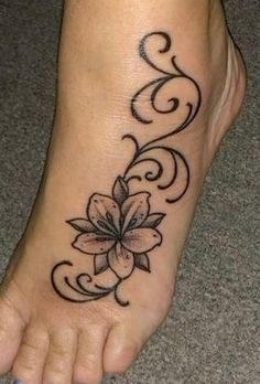 Tattoo Swirls Pattern, Feet Tattoos For Women, Side Foot Tattoos, Manipulative Parents, Foot Tattoo Ideas, Foot Tattoo Designs, First Tattoo Ideas, Cute Foot Tattoos, Botanical Tattoos