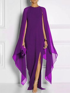 Sukienki Maksi, 파티 드레스, Evening Dresses With Sleeves, Graduation Dresses, Dress Sleeve Styles, Womens Shift Dresses, Evening Dress Fashion, Plus Size Vintage, فستان سهرة