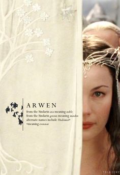 an advertisement for arwen hair products featuring a woman's head