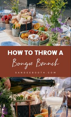 How to throw a bougie brunch Mimosa And Brunch Party, Pajamas Brunch Party, Affordable Brunch Ideas, Brunch Entertaining Ideas, Boujee Brunch Ideas, Bougie Party Food, Girly Brunch Aesthetic, High End Brunch Ideas, 40th Brunch Birthday Ideas