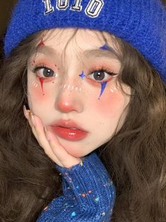 Halloween Cute Makeup, Maquillaje De Payaso Mujer, Asian Makeup Looks, Soft Makeup Looks, Korean Eye Makeup, Beauty Makeup Tutorial, Ulzzang Makeup, Seni Dan Kraf