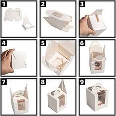 instructions for how to make an origami box