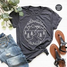 Family Camping Trip Shirts, Mountain Tee, Camp Shirts, Raccoon Shirt, Sassy Shirts, Camper Shirt, Mountain Tshirt