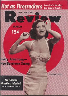 a magazine cover with a woman in a dress