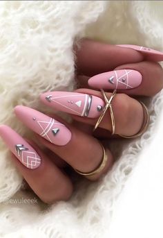 Nails Decals, Light Nail Polish, Stickers For Nails, Nail Decals Diy, Look More Attractive, Simple Gel Nails, Nail Art Instagram, Almond Nails Designs, White Nail Polish