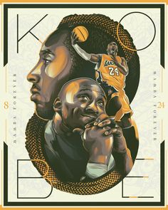 an illustration of two basketball players with the number 24 on their jersey