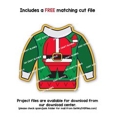 "This is a listing for precision laser cut clear acrylic key chain blanks in the shape of an Ugly Christmas Sweater.  Made from Cast Acrylic Craft and cut from 1/8 (3mm) thick clear acrylic. This product is available in a variety of sizes up to 48\" in size.  Please contact us for pricing of any size not available here. PLEASE NOTE: Shipping weights are calculated for the maximum weight of the listing. We will refund any shipping fee that is $1 or more over actual shipping charges, and free shipping is available automatically when you are ordering $50.00 or more in products from us. They are laser cut to order and usually ship within one (1) to two (2) business days. We can cut any size or shape that you want - with or without holes. The key chain blanks are made with a small hole cut near Ugly Sweater Christmas, Blank Form, Paper Mask, Cast Acrylic, Holiday Sweater, Badge Reel, Ugly Sweater, Bag Tags, Ugly Christmas