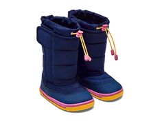 Ten Little | Toddler and Kids Shoes - Snow Boots Winter Non-slip Waterproof Boots For Outdoor, Winter Waterproof Non-slip Outdoor Boots, Non-slip Rain Boots For Winter Outdoor Use, Non-slip Rain Boots For Outdoor Winter Use, Non-slip Rain Boots For Winter Outdoor Activities, Insulated Blue Rain Boots For Outdoor, Blue Insulated Winter Boots, Sporty Non-slip Winter Boots, Blue Insulated Boots For Outdoor Activities