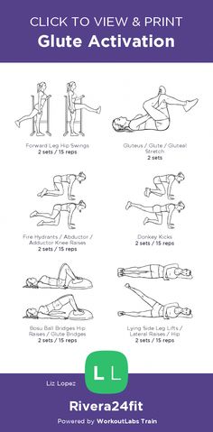 a poster with instructions for how to do an exercise