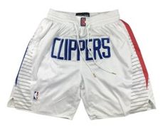 The LA Clippers Association Swingman White Shorts feature the team's official colors and logo. Made from breathable, durable fabric, they offer a comfortable fit with an elastic waistband and adjustable drawcord, ideal for fans and athletes. La Clippers Association Swingman White Shorts "Clippers " embroidered. Silver cord tips. Lampo zippers. Rib welt pockets at side Rib welt pockets at back The post La Clippers Association Swingman White Shorts appeared first on Basketball Shorts Store. Nba Basketball Shorts, Nba Shorts, Athletics Track, Teal Shorts, La Clippers, Portland Trailblazers, Los Angeles Clippers, Oklahoma City Thunder, Detroit Pistons