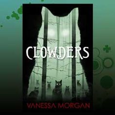 an image of a book cover with cats in the woods and text that reads clowders