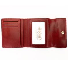 Add a pop of color to your accessories with this mini wallet for women, crafted from smooth and durable red leather Designed as a medium size leather wallet, it strikes the perfect balance between compact convenience and ample storage, making it ideal for everyday use. This snap wallet for women features multiple card slots for organization, a dedicated ID window for quick access, and a secure zippered coin compartment to keep essentials safe. A cute wallet for women, this piece fits comfortably Compact Red Leather Wallet, Leather Rfid Blocking Card Holder, Red Trifold Wallet With Interior Card Slots, Versatile Red Wallet With Card Slots, Red Wallets With Card Slots, Cute Wallet, Small Leather Wallet, Snap Wallet, Cute Wallets