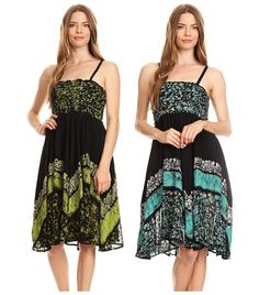 Aphrodite Embroidered Batik Dress.   Features adjustable straps, smocked bodice, embroidered details and crepe hem. Sight Seeing, Summer Festivals, Batik Fashion, Batik Dress, Embroidered Details, Summer Festival, Aphrodite, At The Beach, Hanging Out