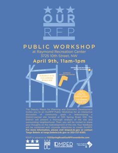 the poster for our red public workshop