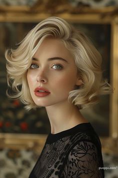 #اقتباسات Herb Products, Serum Skincare, Blonde Bob Haircut, Short Blonde Bobs, Classic Hair, Lob Haircut, Classic Hairstyles, Chic Hairstyles