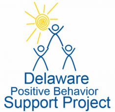 delaware positive behavior support project logo with people holding hands and the words delaware positive behavior support project