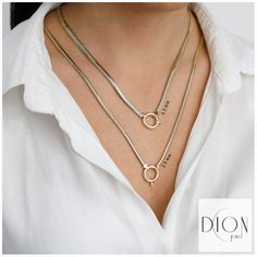 Wow picks! 14k Gold Snake Necklace w/ Enhancer | Removable Sailor Clasp, Elegant Statement Layering Chains, Christmas Gift, Wedding Gift, Gift for Her at $416.00 Choose your wows. 🐕 #WeddingGift #SnakeChain #14kGoldNecklace #14kGoldJewelry #SailorClasp #ChristmasGift #RemovableClasp #GiftForHer #LayeringChain #CharmNecklace Yellow Gold Box Chain Jewelry For Wedding, Silver-colored Gold Chain Necklace For Wedding, Yellow Gold Necklace With Silver Clasp For Gift, Yellow Gold Necklace With Sterling Silver Clasp For Gift, Fine Jewelry Necklace With Lobster Clasp For Anniversary, White Gold Round Chain Necklace For Wedding, White Gold Chain Necklace For Wedding, Wedding Diamond Cut Chain Necklace, Elegant Chain Necklace With Lobster Clasp For Anniversary