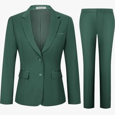 Classic Stylesuit Blazer:2 Button Closure,Notch Lapel Collar,Single Vent,One Chest Pocket,Two Side Flap Pockets;Suit Pants:Flat Front,Zipper Fly,Button End And Adjustable Waist,Two Front Slash Pockets. 2 Button Closure Design, More Suitable For Formal Occasionsthis Comfortable Women's Jacket Pants Suit Is Suitable For Many Occasions:Work/Office/Business Meeting/Casual/Party/Job Interview/Vacation/Dating, Easily Manage Any Occasion And Show A More Professional Look,You Can Wear Forever To Work. M Slim Fit Blazer With Buttons For Work, Slim Fit Workwear Blazer With Buttons, Tailored Suits For Workwear, Tailored Suits With Buttons For Workwear, Solid Suits With Button Closure For Office, Office Wear Suits With Button Closure And Flat Front, Solid Suits With Buttons For Office, Fitted Workwear Pantsuit With Buttons, Fitted Pantsuit For Work With Buttons