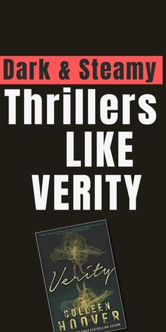 the book cover for dark and steamy thrillers like verity by stephen hoyer