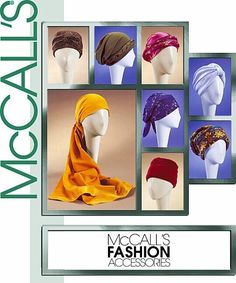 Turban Sewing Pattern, Headwrap Ideas, Crochet Turban, Crochet Hat For Beginners, Simplicity Dress, Head Scarves, Crochet Beanie Hat, Head Gear, Crochet Cap